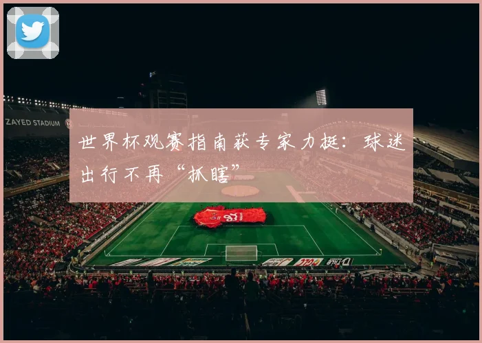 世界杯观赛指南获专家力挺：球迷出行不再“抓瞎”
